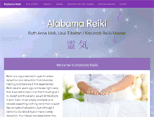 Tablet Screenshot of alabamareiki.com